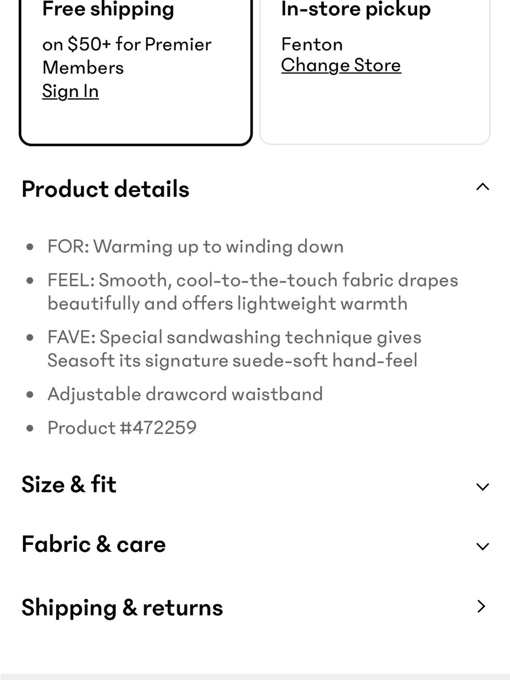 Athleta Sea soft Drawstring Waist Active Pants - Picture 7 of 7